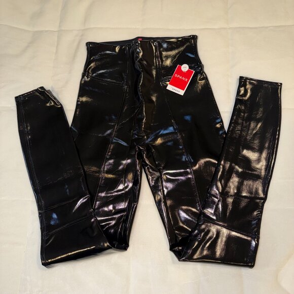 Spanx Faux Patent Leather Pants - NWT - Picture 5 of 8